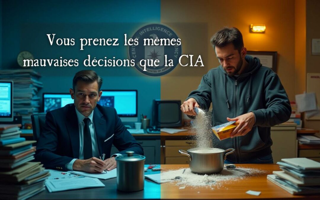 Vous prenez les mêmes mauvaises décisions que la CIA